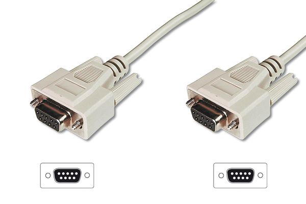 Digitus Datatransfer connection cable. D-Sub9/F - D-Sub9/F