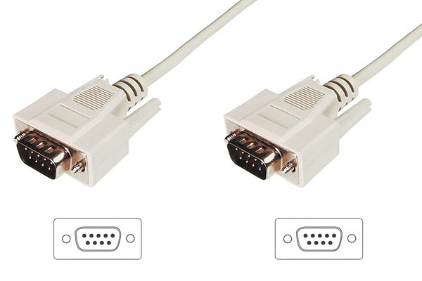 Digitus Datatransfer connection cable. D-Sub9/M - D-Sub9/M