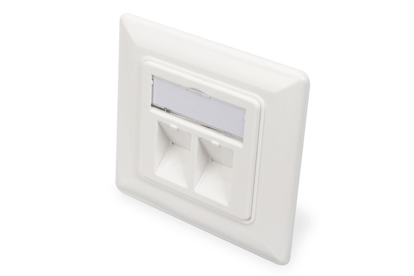 Digitus Wallplate for Keystone Modules. German type. middle plate 50x5 - Image 1