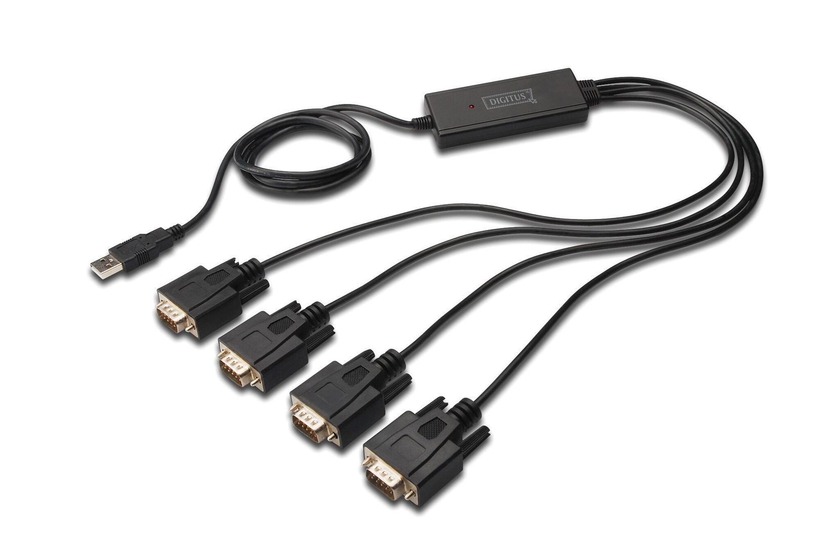 Digitus USB 2.0 to 4xRS232 Cable - Image 1