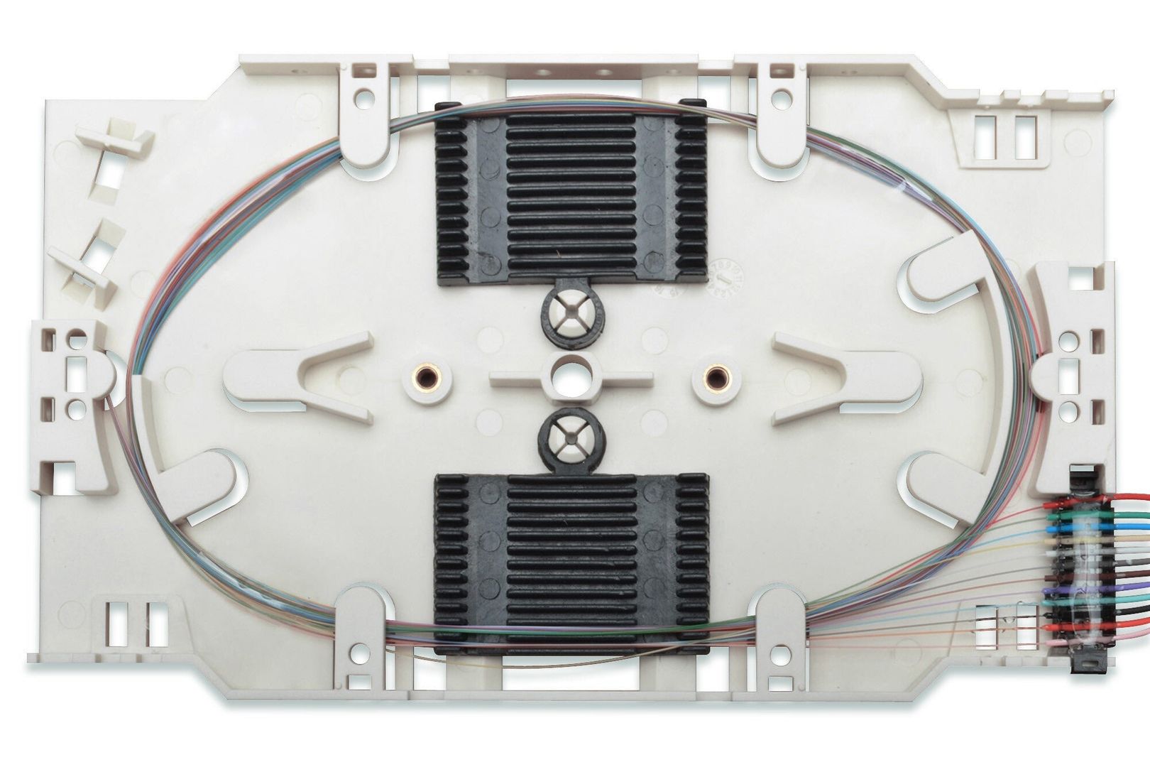 Digitus Splice cassette with 12 pigtails. pre-assembled. LC. OS2 - Image 1