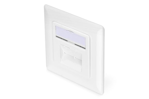 Digitus CAT 6A class EA network socket. design-compatible. shielded. f