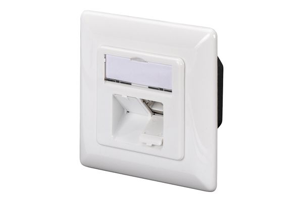 Digitus CAT 6A. class EA. data socket. design-compatible. surface-moun