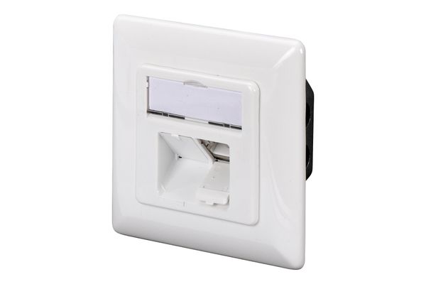 Digitus CAT 6A class EA network socket. design-compatible. shielded. f