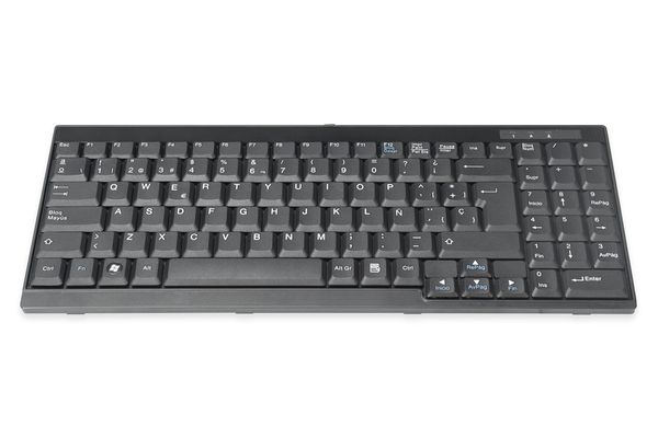 Digitus Keyboard Suitable for TFT Consoles. Spanish Layout