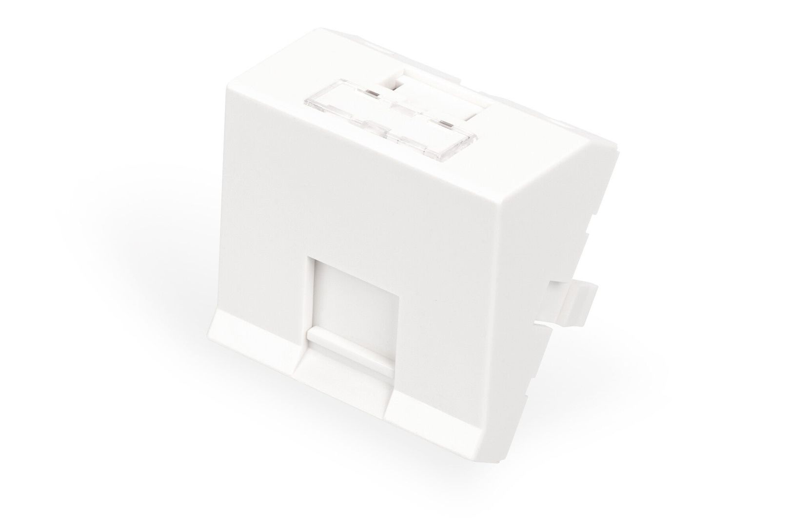 Digitus Face plate. 1 port. 45 x 45 mm. angled. for frame DN-93802-5-S - Image 1