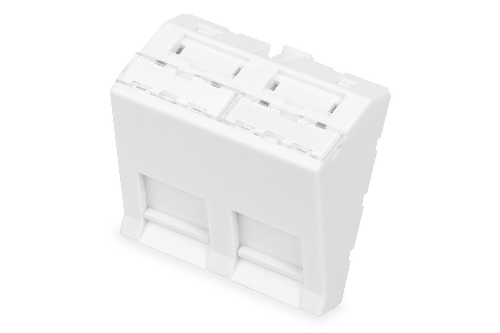 Digitus Front panel. 2-port. 45 x 45 mm. angled. for frame DN-93802-5- - Image 1