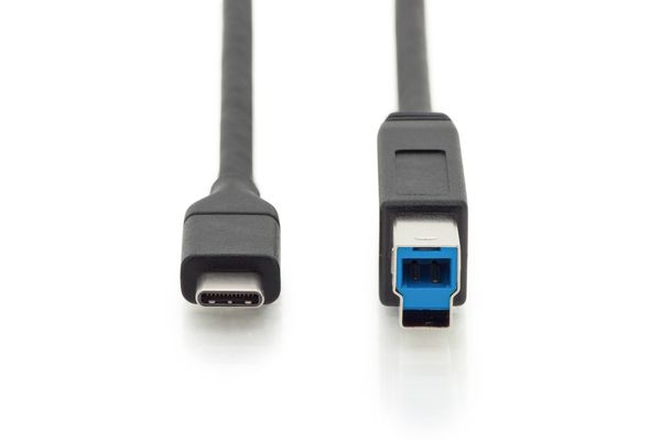 Digitus USB Type-C connection cable. Type-C to B