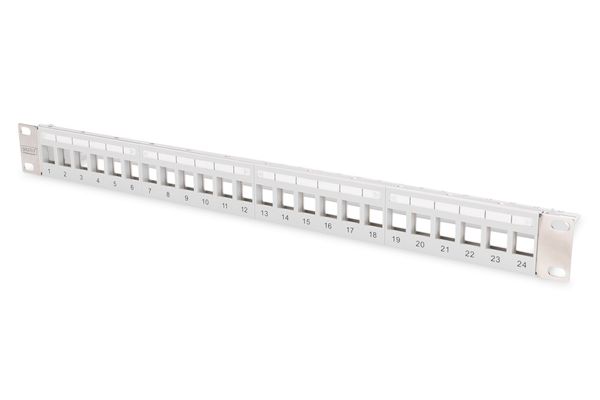 Digitus Modular Patch Panel for Keystone Jack 1U Rack Mount - Unloaded