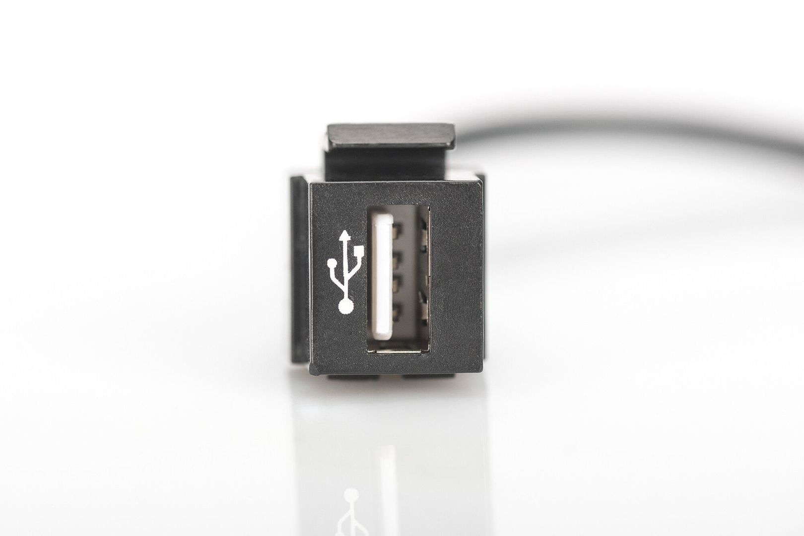 Digitus USB 2.0 Keystone Module with 16 cm cable (Female/Male) - Image 1