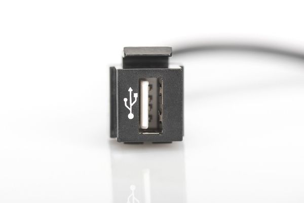 Digitus USB 2.0 Keystone Module with 16 cm cable (Female/Male)