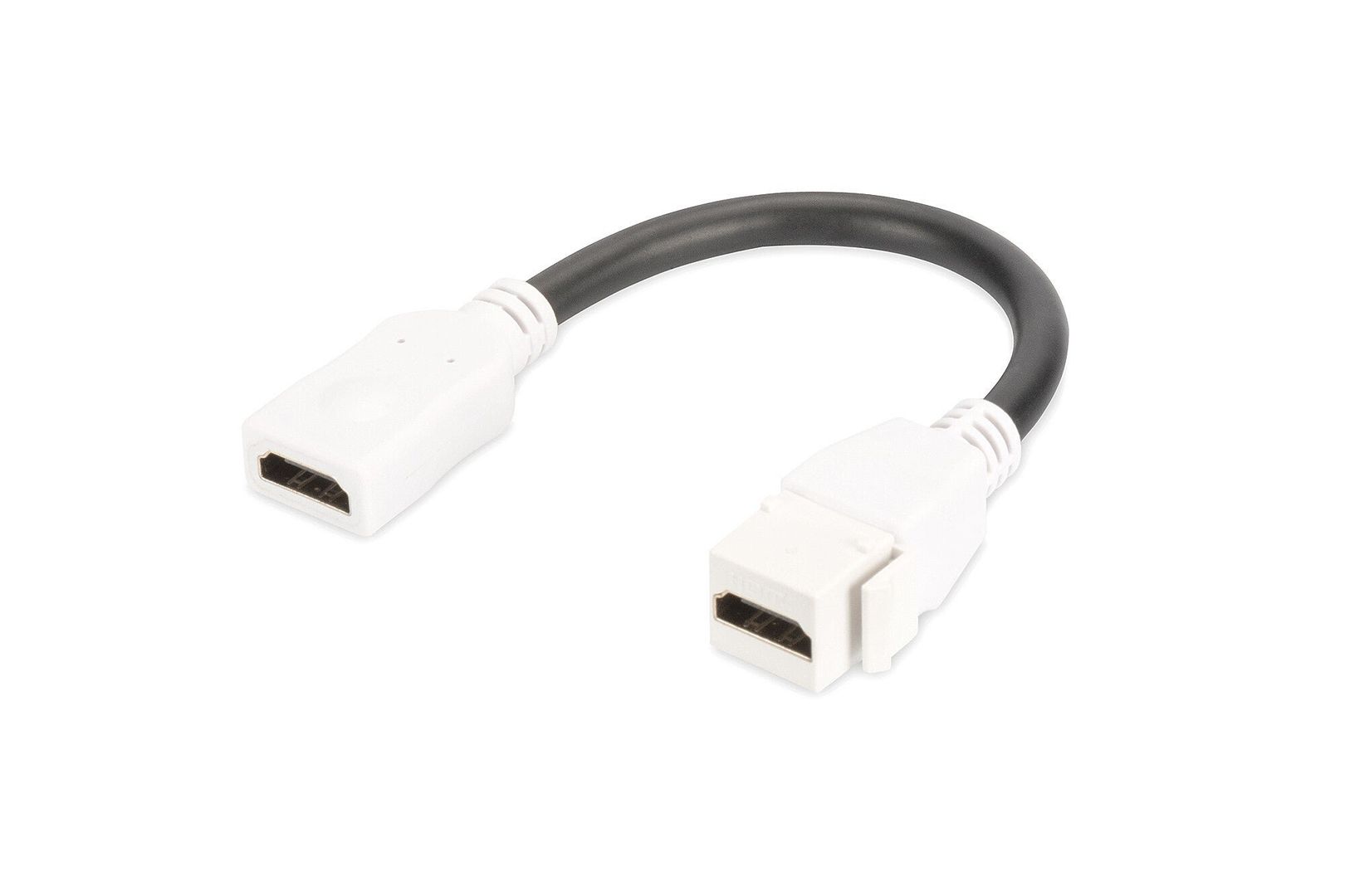 Digitus HDMI 2.0 Keystone Module with 12 cm cable (Female/Female) - Image 1