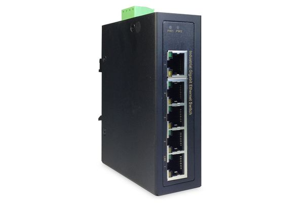 Digitus 5 Port Gigabit Ethernet Netzwerk Switch.Industrial. Unmanaged