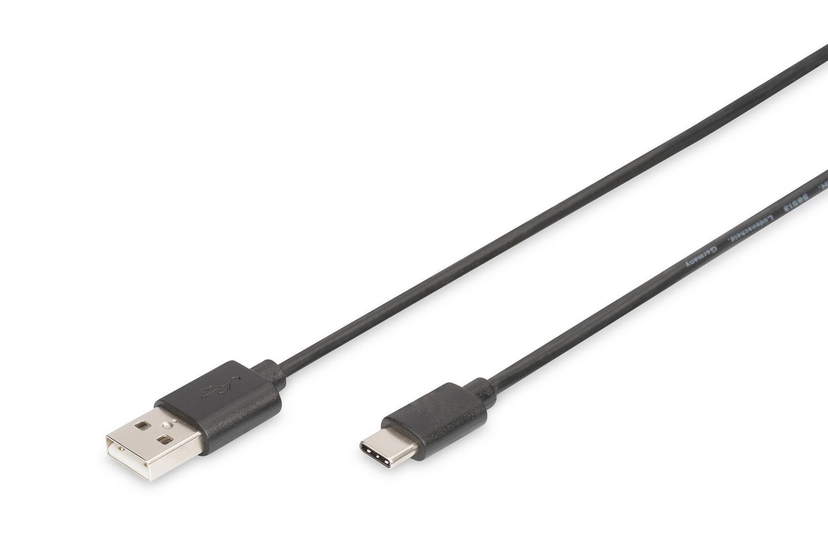 Digitus USB Type-C connection cable. Type USB-A to USB-C - Image 1