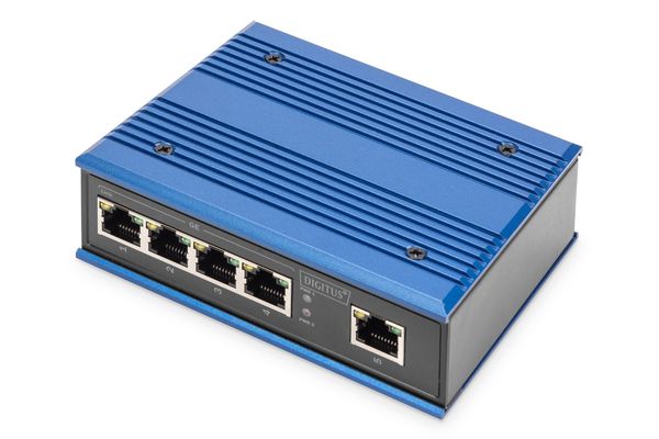 Digitus 4 port gigabit network switch. industrial. unmanaged. 1 RJ45 u