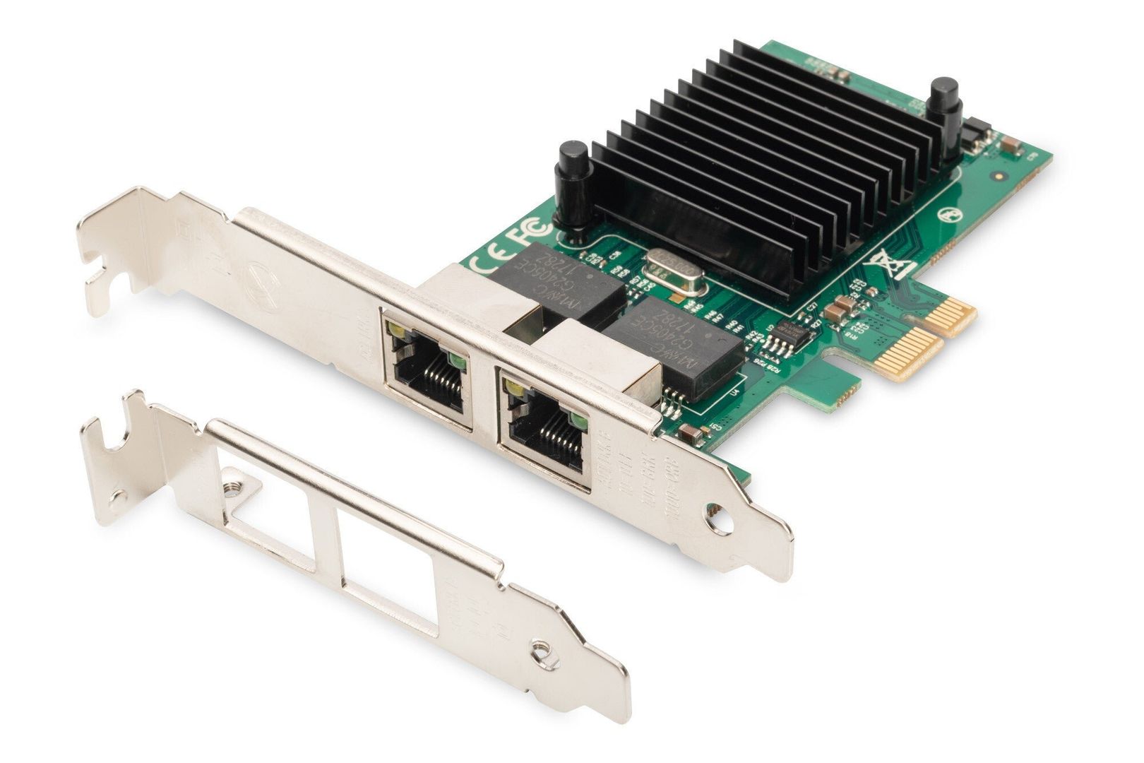 Digitus Gigabit Ethernet PCI Express Card. 2-port - Image 1
