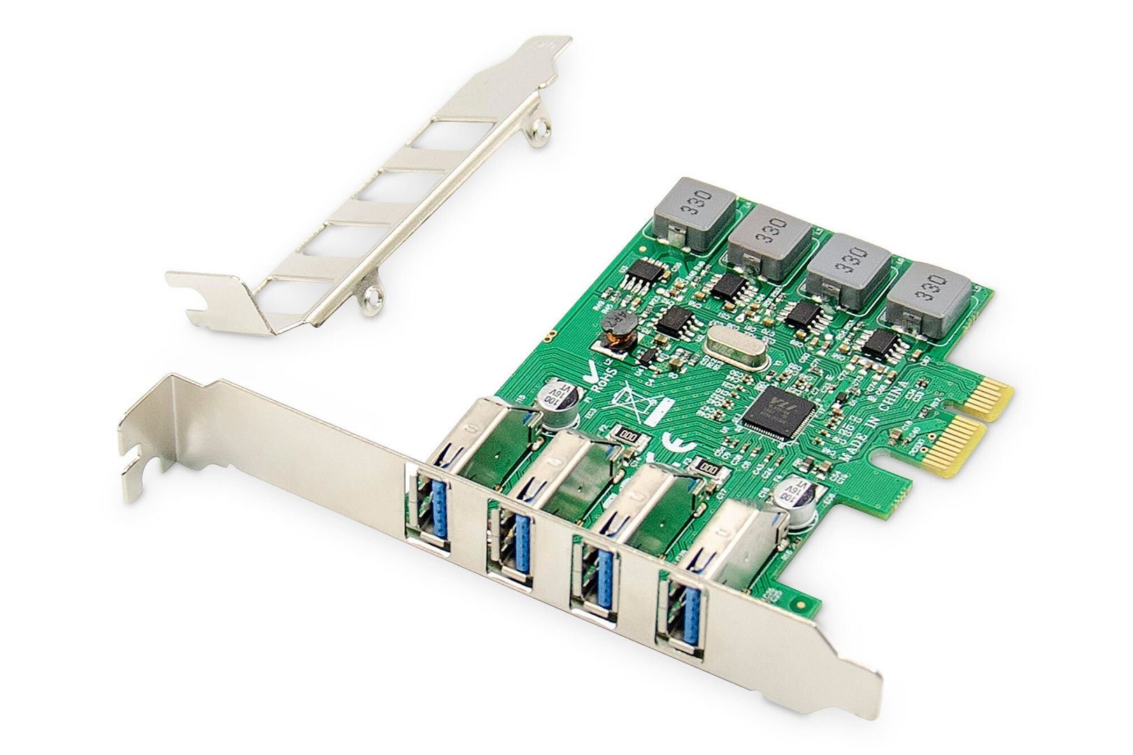 Digitus 4-Port USB 3.0 PCI Express Add-On Card - Image 1