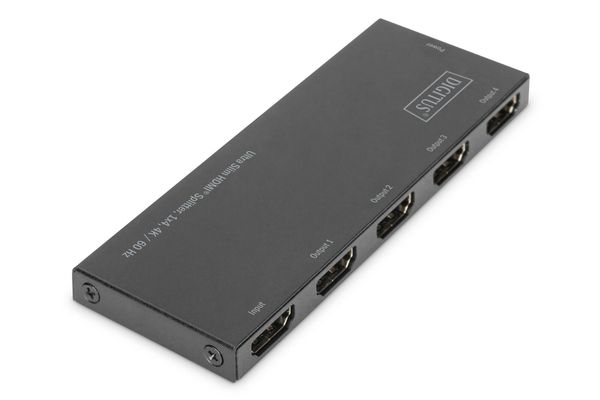 Digitus Ultra Slim HDMI® splitter. 1x4. 4K / 60 Hz