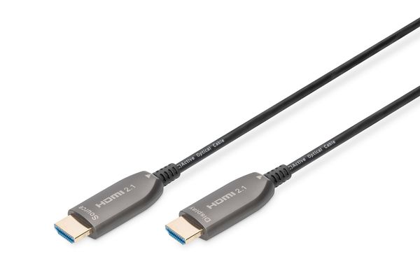 Digitus HDMI AOC hybrid fiber optic cable. UHD 8K. 10 m