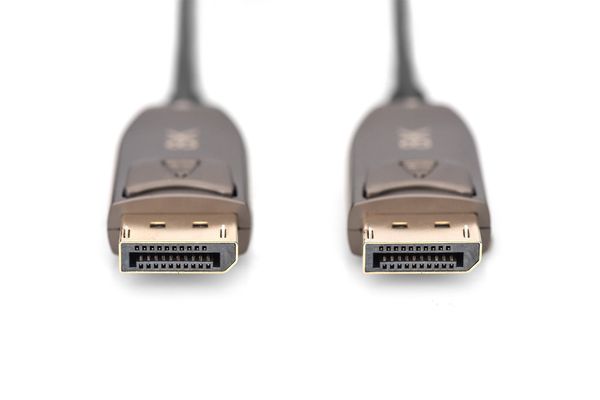 Digitus DisplayPort AOC Hybrid Fiber Optic Cable. UHD 8K. 20 m