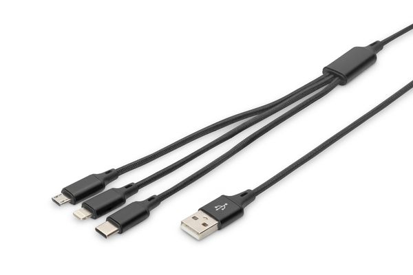 Digitus 3-in-1 charging cable