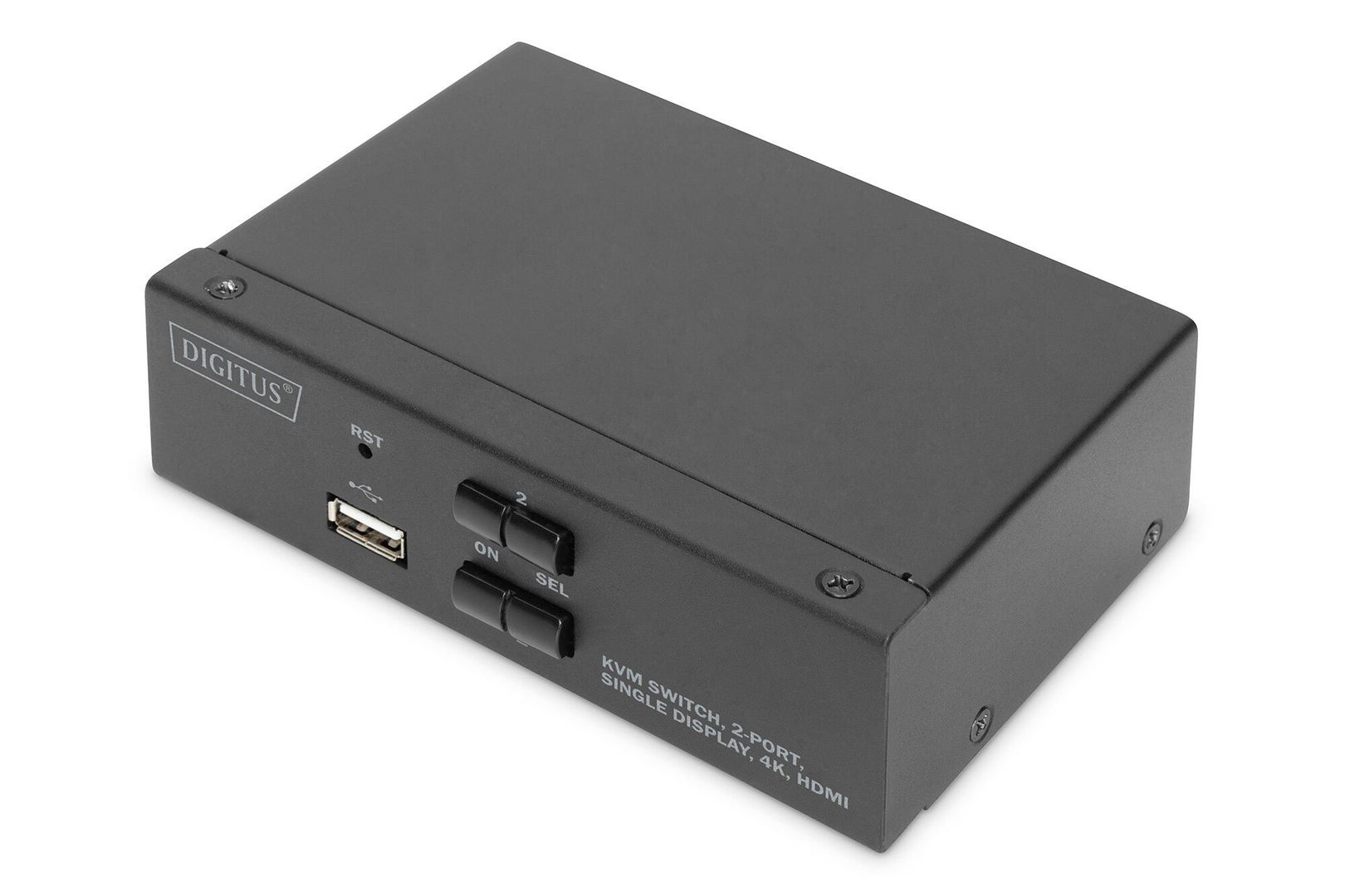 Digitus KVM Switch. 2 Port. Single Display. 4K. HDMI® - Image 1