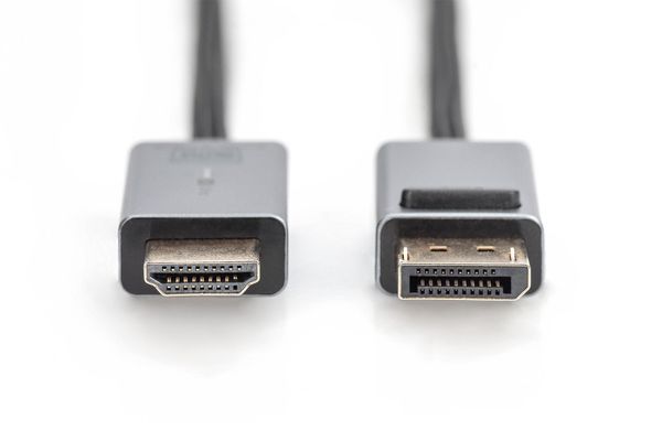 Digitus 4K DisplayPort Adapter Cable. DP - HDMI Type A