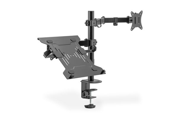 Digitus Single monitor mount & notebook mount. 1x32". 2x 9 kg