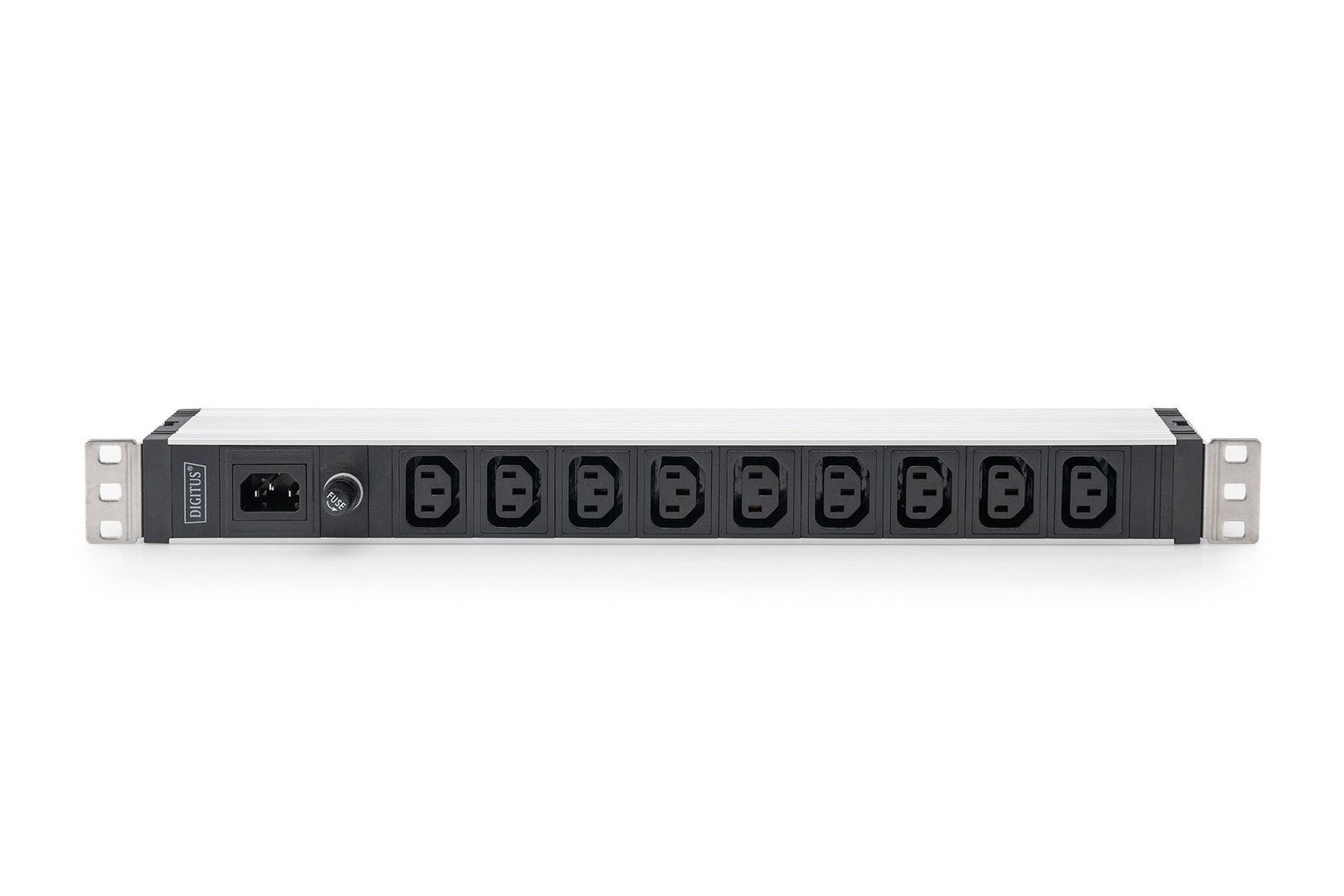 Digitus Socket Strip with Aluminum Profile. 9-way. IEC C14 input - Image 1