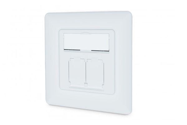 Digitus CAT 6A class EA network socket. design-compatible. shielded. f