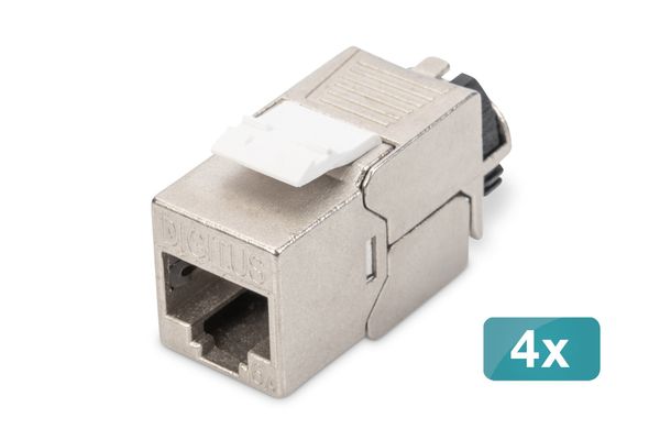 Digitus CAT 6A Keystone module. shielded with intelligent cable manage