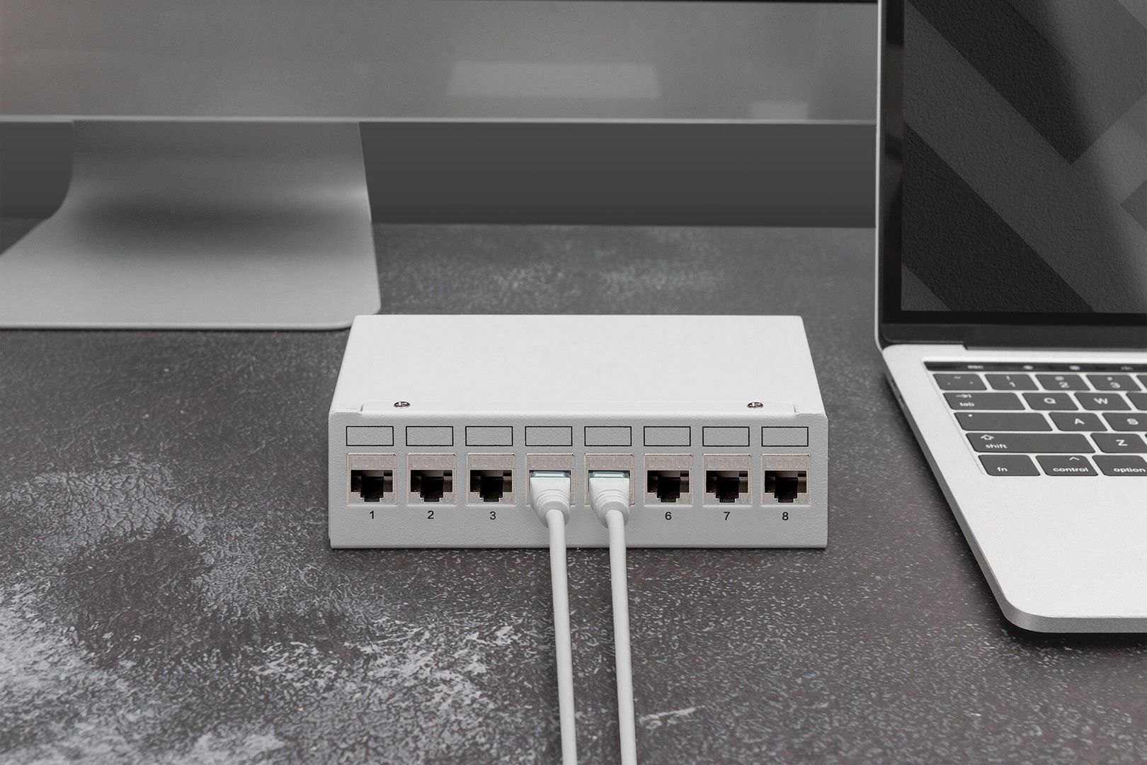 Digitus CAT 6A Keystone module. shielded with intelligent cable manage - Image 1