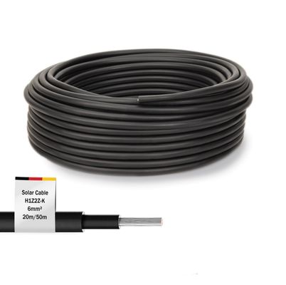 Digitus Solar cable installation 20m. 6mm². black. PV cable 1500V DC.