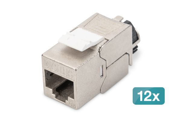 Digitus CAT 6A Keystone module. shielded with intelligent cable manage