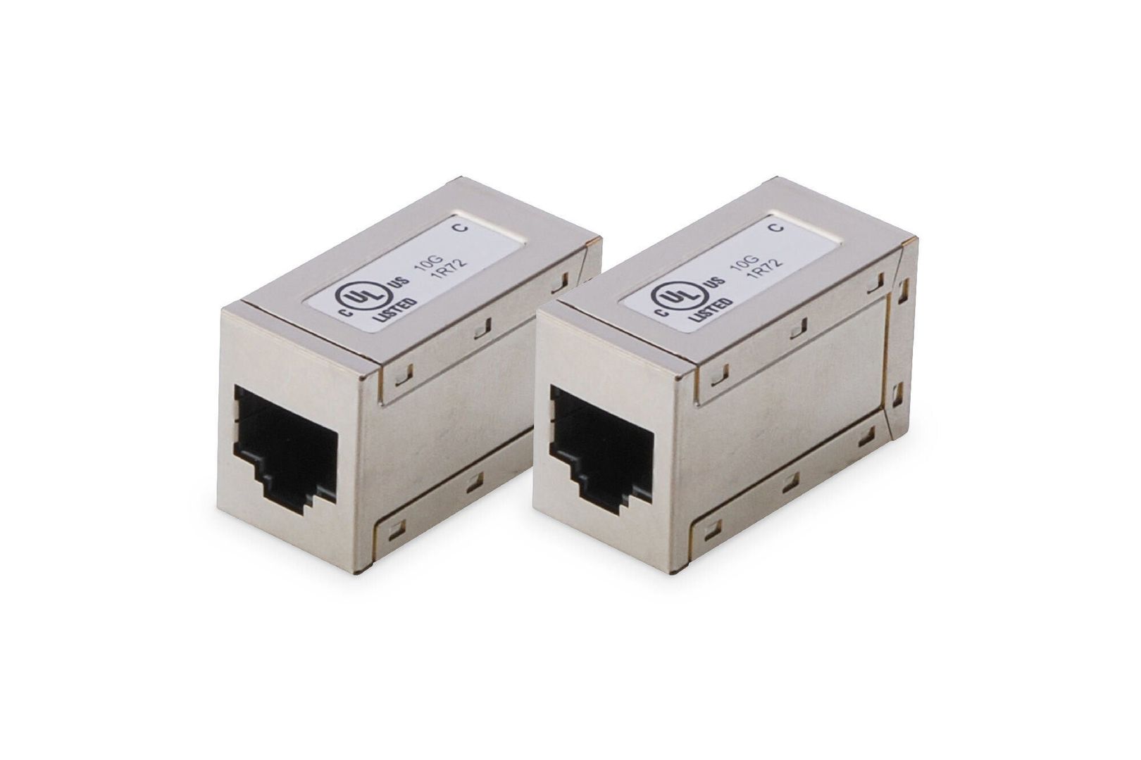Digitus CAT 6. modular couplers. shielded - 2 pieces - Image 1