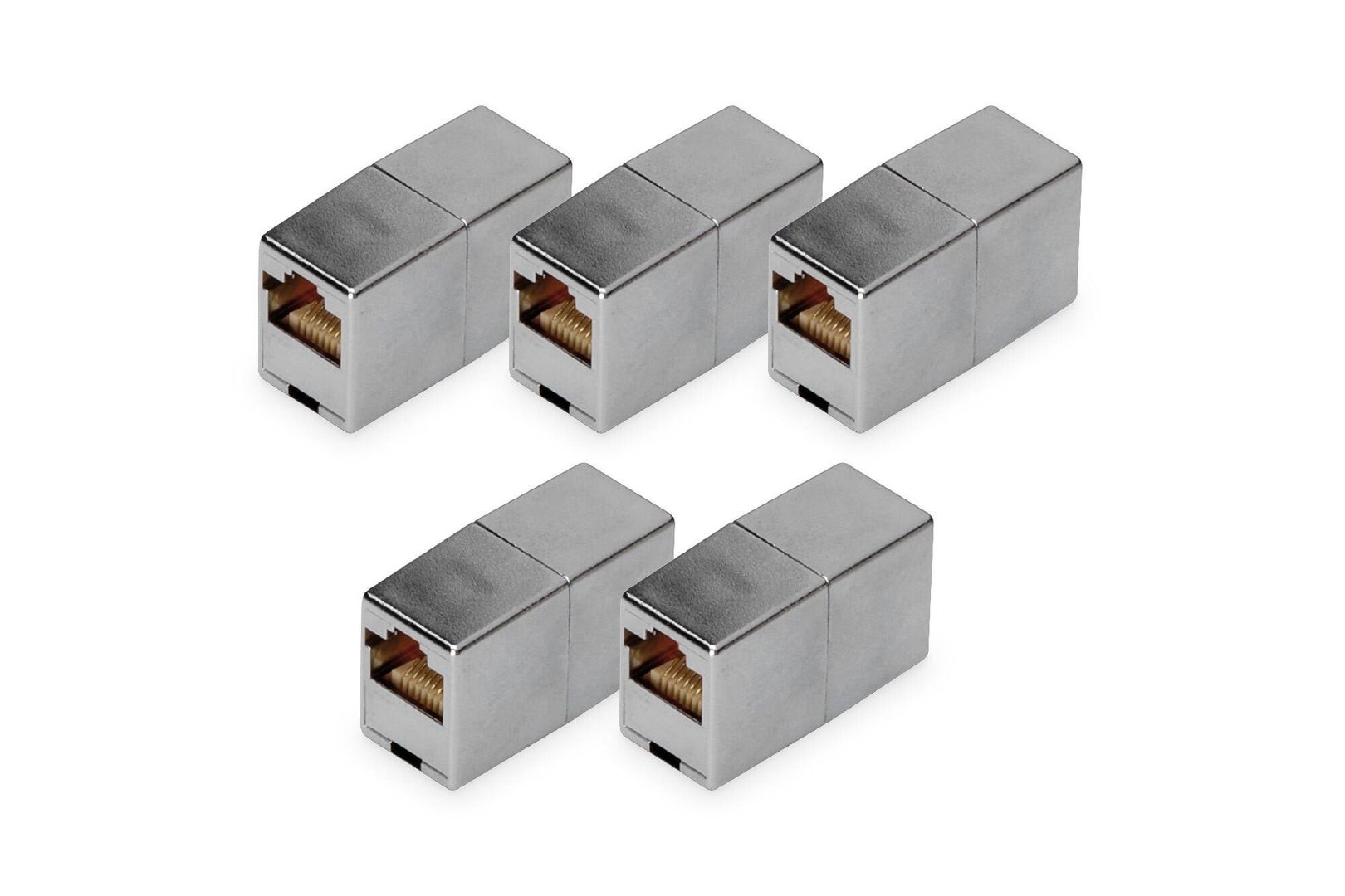 Digitus CAT 5e. Class D. RJ45 Modular Coupler - 5 pieces - Image 1