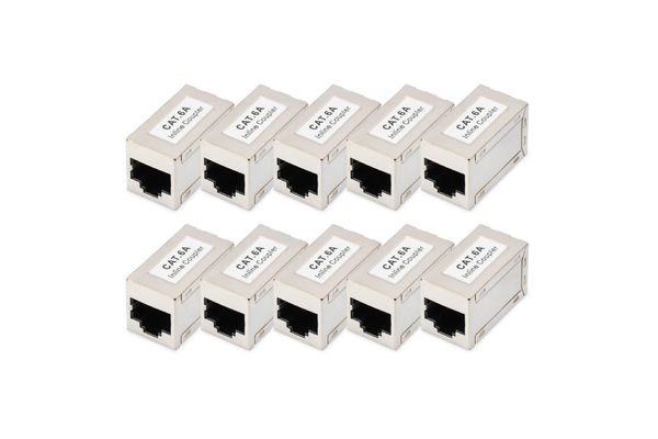 Digitus CAT 6A modular couplers. shielded -10 pieces