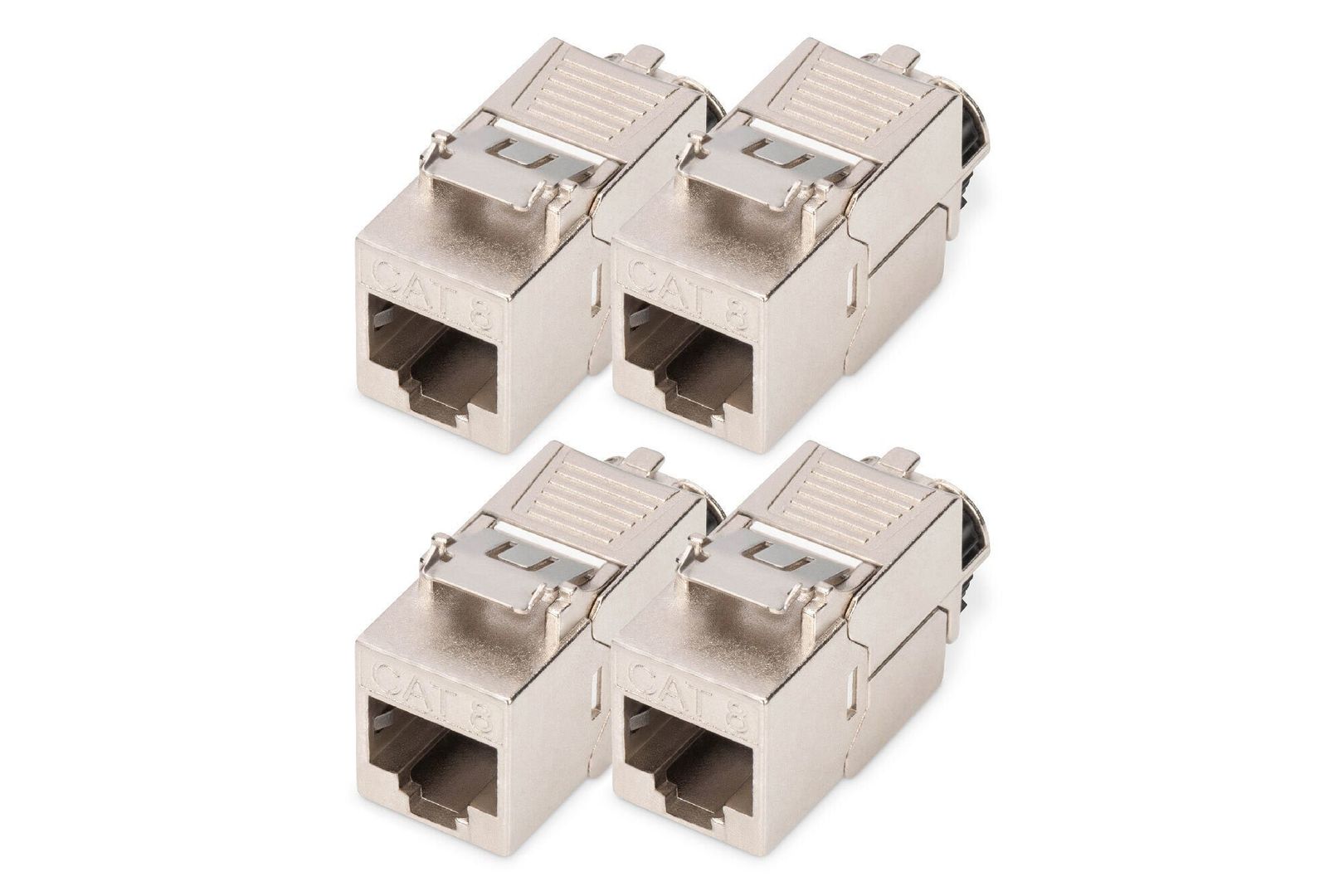 Digitus CAT 8.1 Keystone module. shielded. tool-free mounting connecti - Image 1