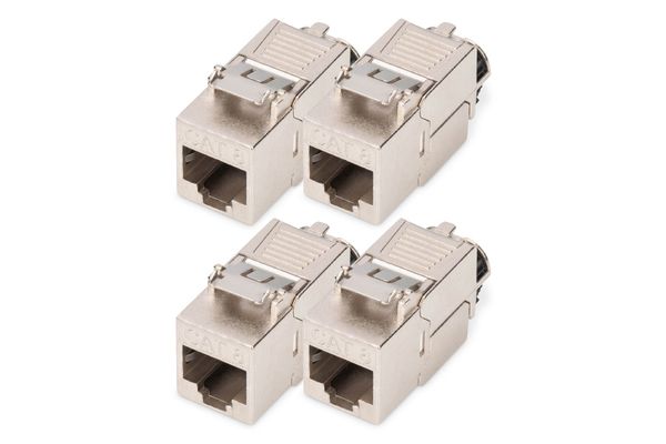 Digitus CAT 8.1 Keystone module. shielded. tool-free mounting connecti