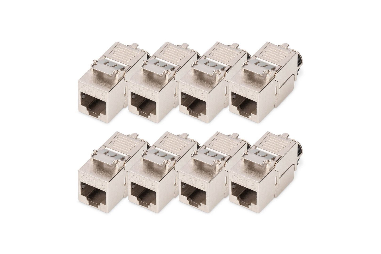 Digitus CAT 8.1 Keystone module. shielded. tool-free mounting connecti - Image 1