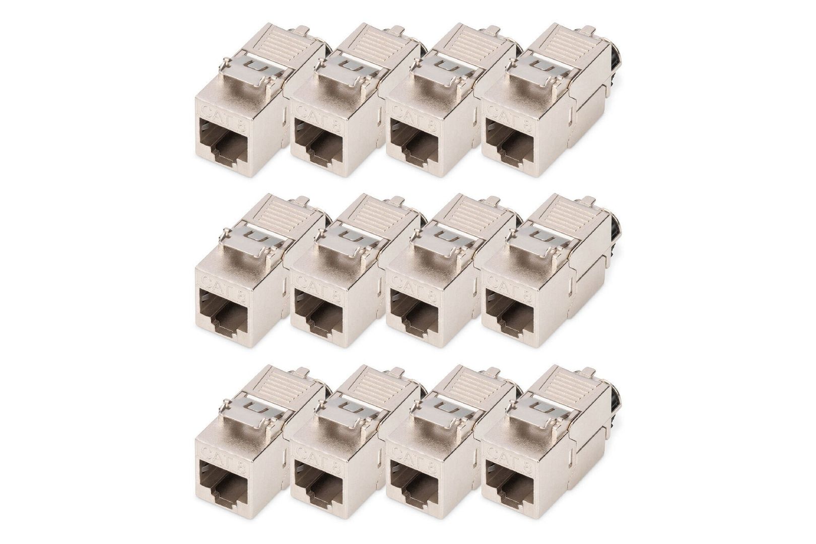 Digitus CAT 8.1 Keystone module. shielded. tool-free mounting connecti - Image 1