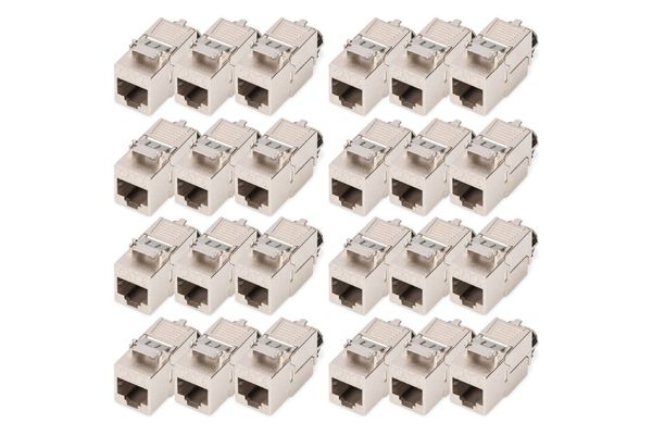Digitus CAT 8.1 Keystone module. shielded. tool-free mounting connecti