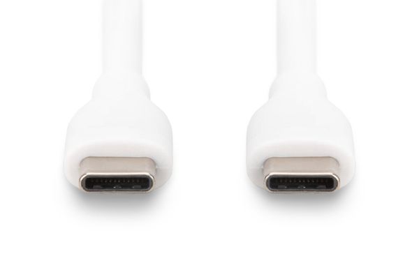 Digitus USB-C silicone connection cable. 2m. white