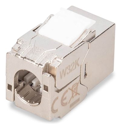 Digitus CAT 6A compact keystone module. shielded. tool-free mounting c