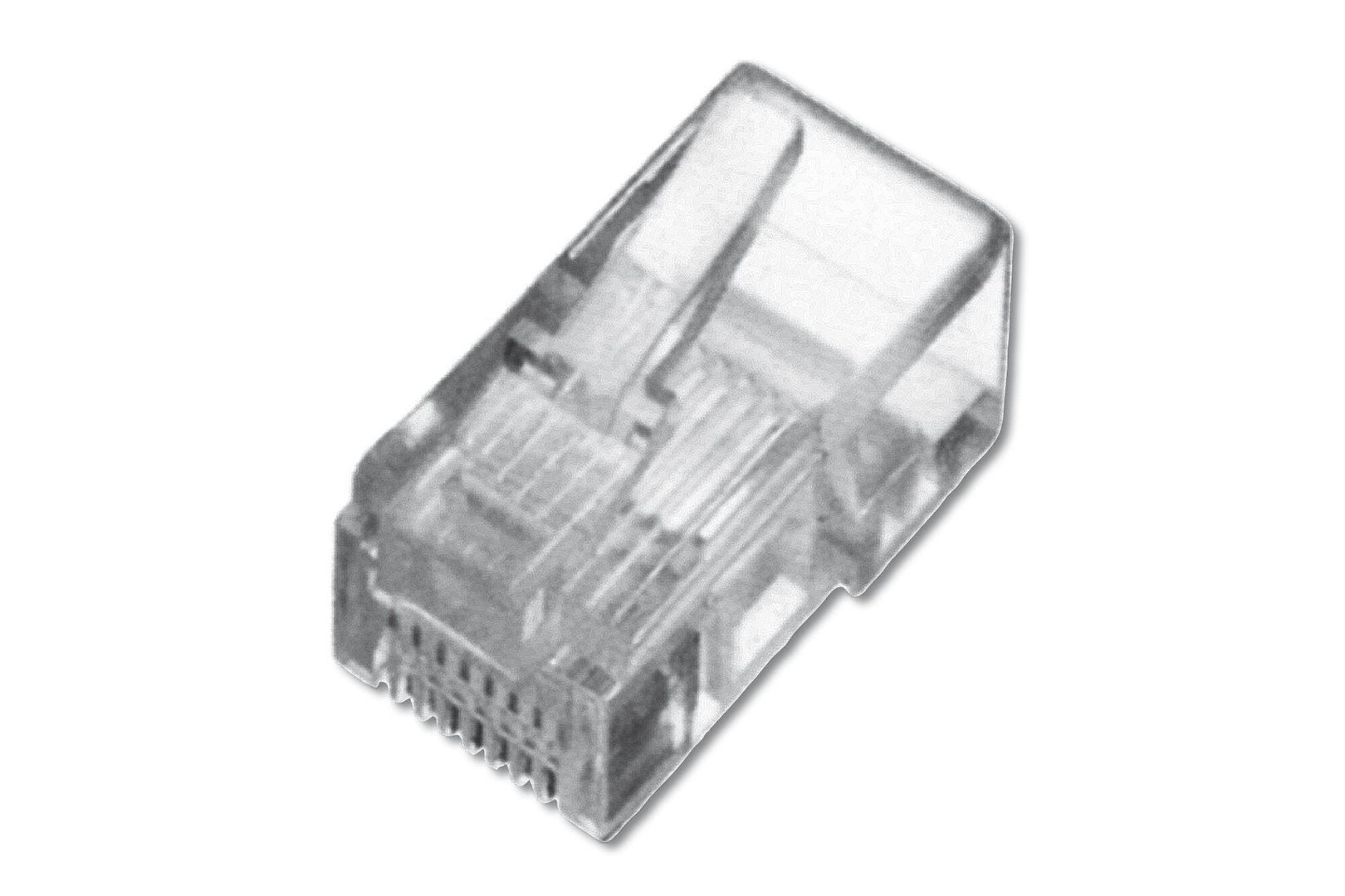 Digitus Modular plug for round cable. unshielded. 100 pcs. - Image 1