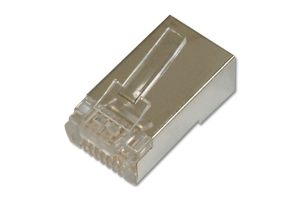 Digitus CAT 6 modular plug for round cable. shielded. 100 pcs.