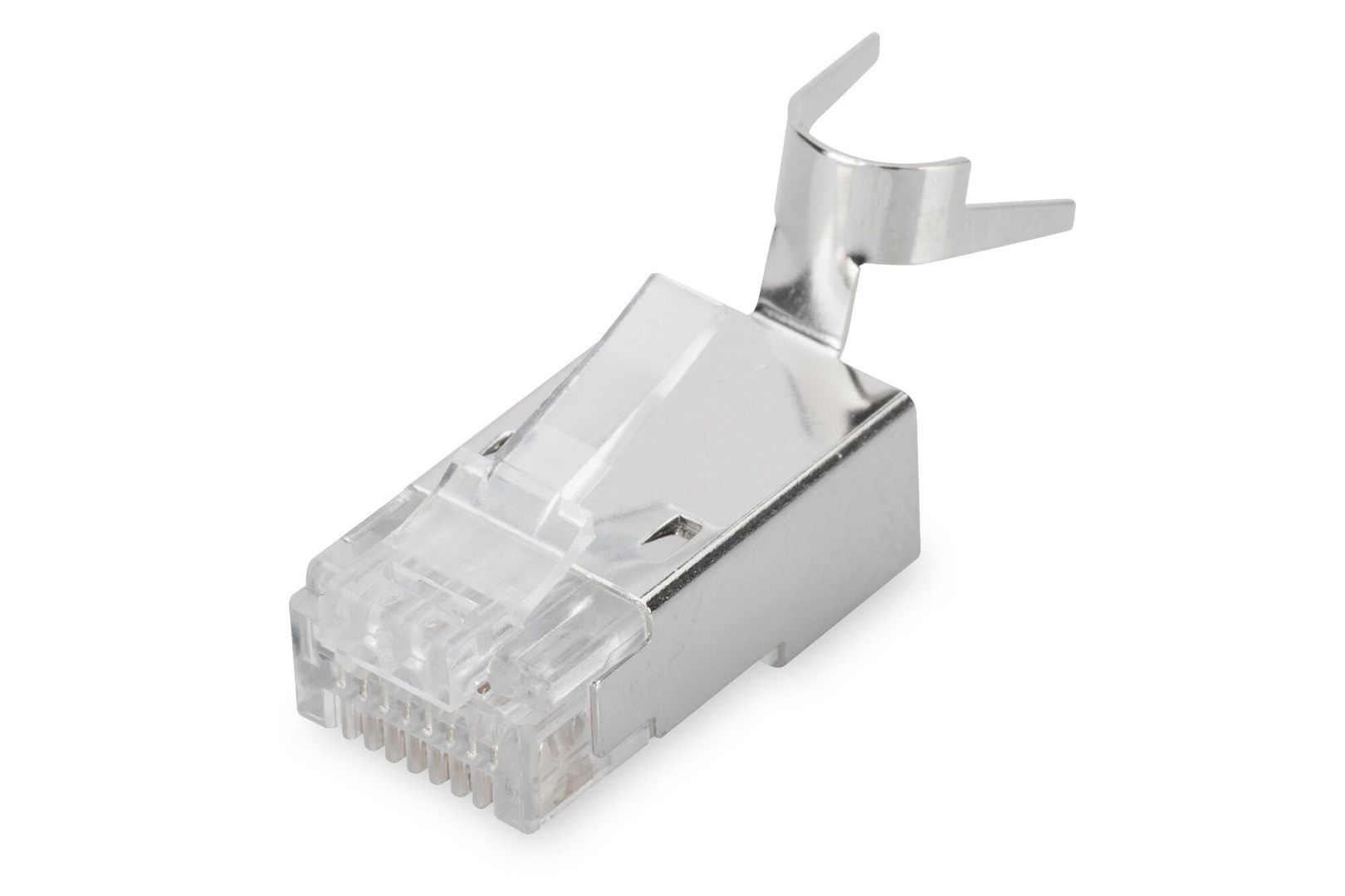 Digitus CAT 6A modular plug for round cable. shielded. 100 pcs. - Image 1