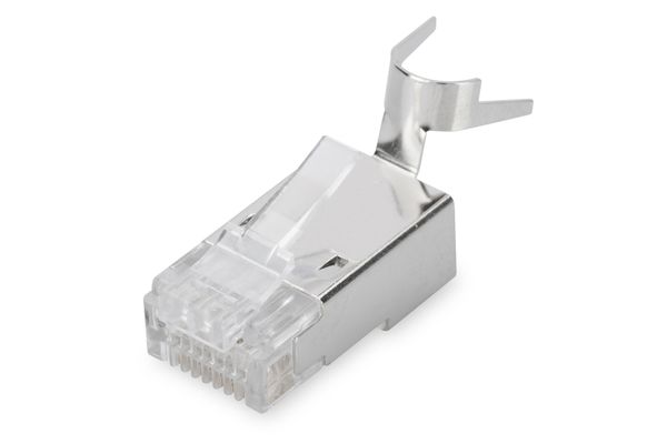 Digitus CAT 6A modular plug for round cable. shielded. 100 pcs.