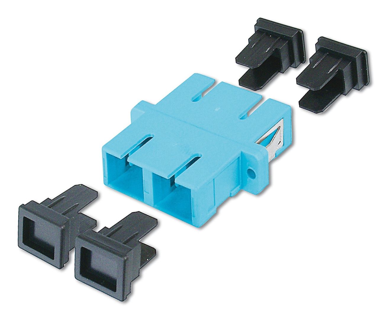 Digitus Fiber optic coupling. duplex. SC to SC. MM OM3 - Image 1