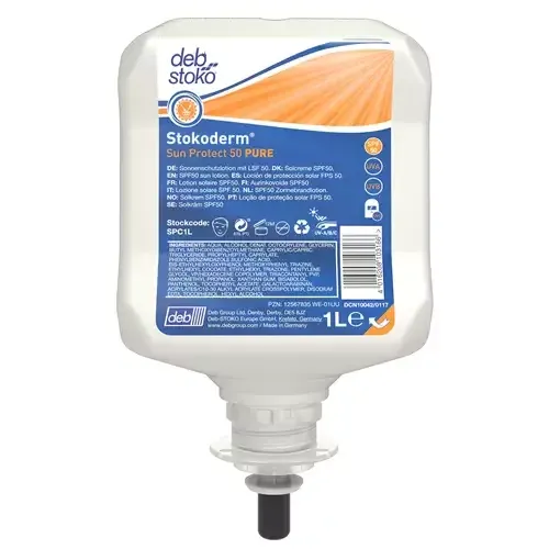 Deb Stokoderm Sun Protect PURE SPF50 1 Litre - SPC1L - Image 1